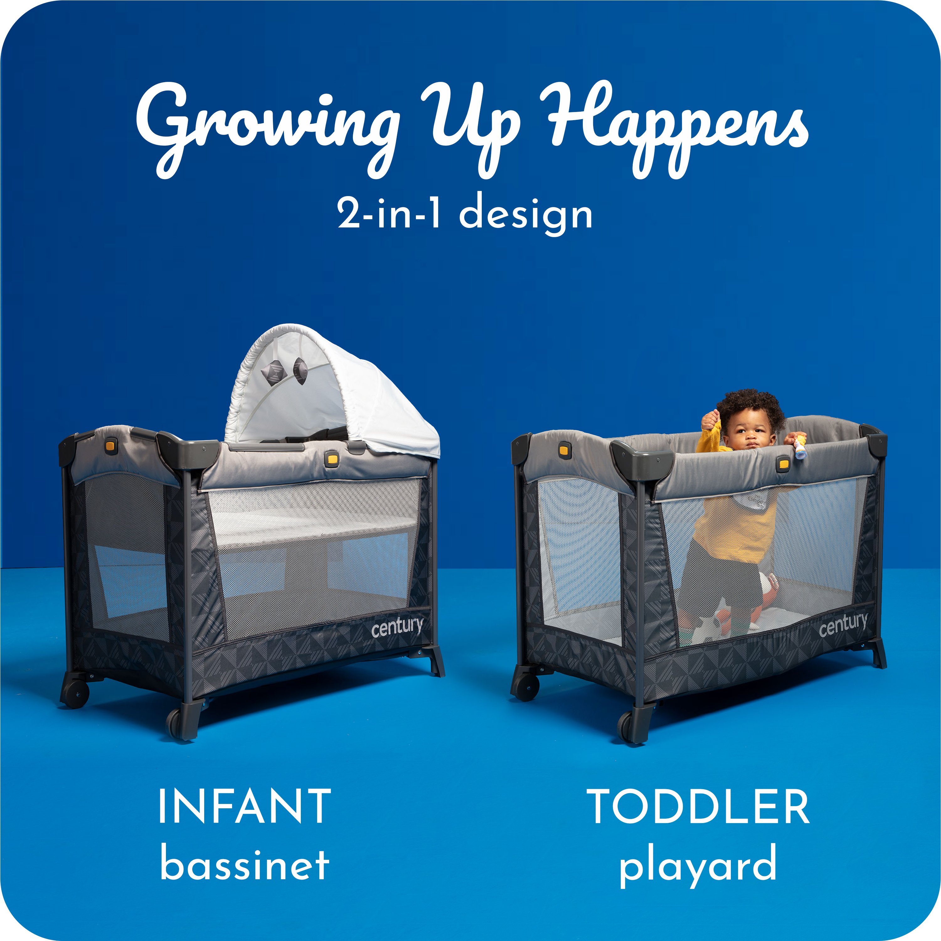 Mini playard 2024 with bassinet