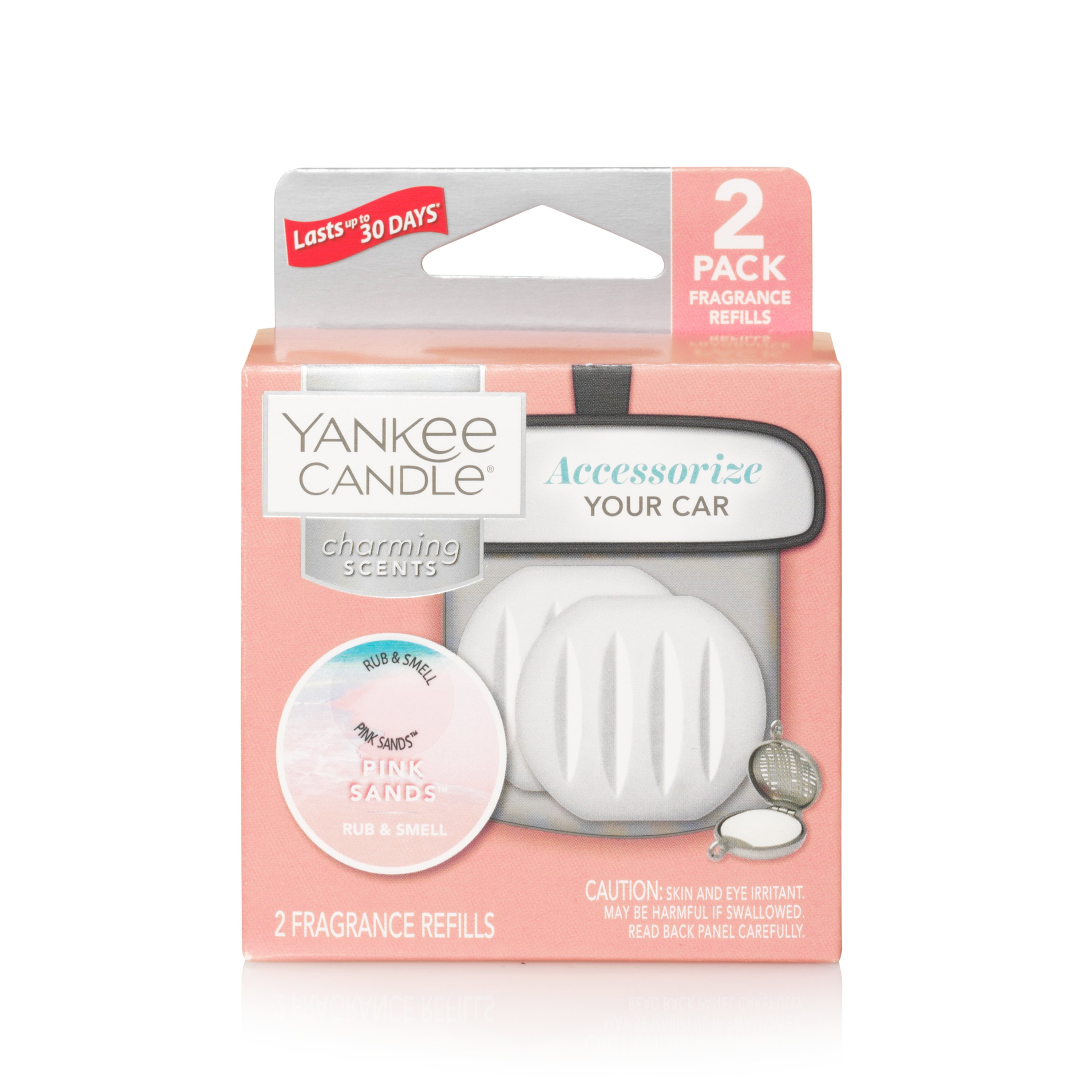 YANKEE CANDLE Leather Refill Charming scents profumatore per Auto,  Multicolore, Unica, Prezzi e Offerte