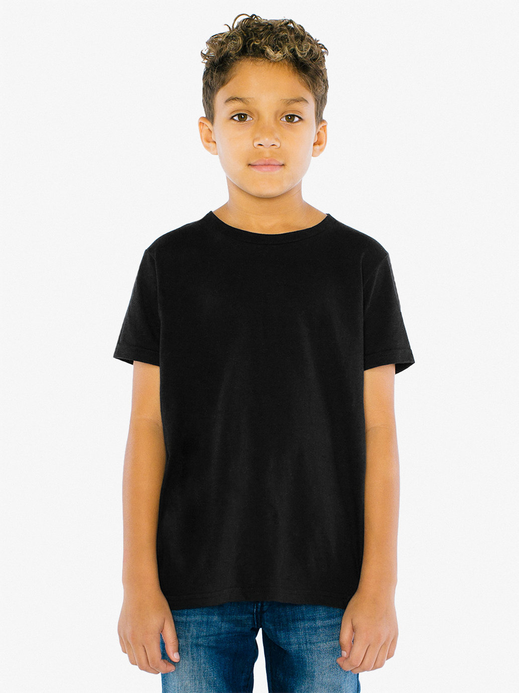 Youth Fine Jersey Crewneck T-Shirt | American Apparel