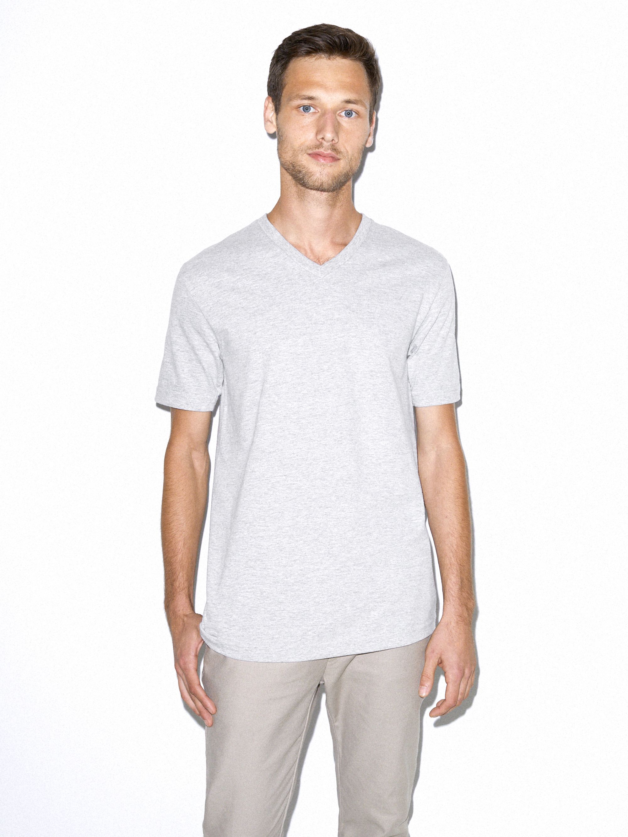 Fine Jersey Classic V-Neck | American Apparel