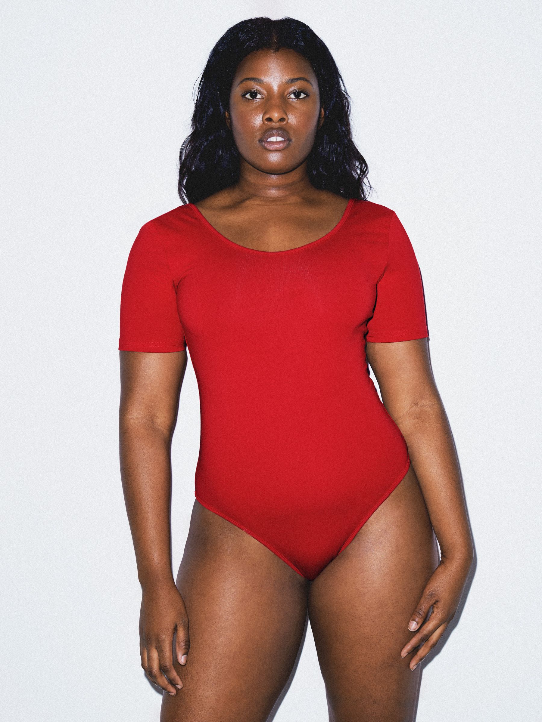 american apparel open back bodysuit