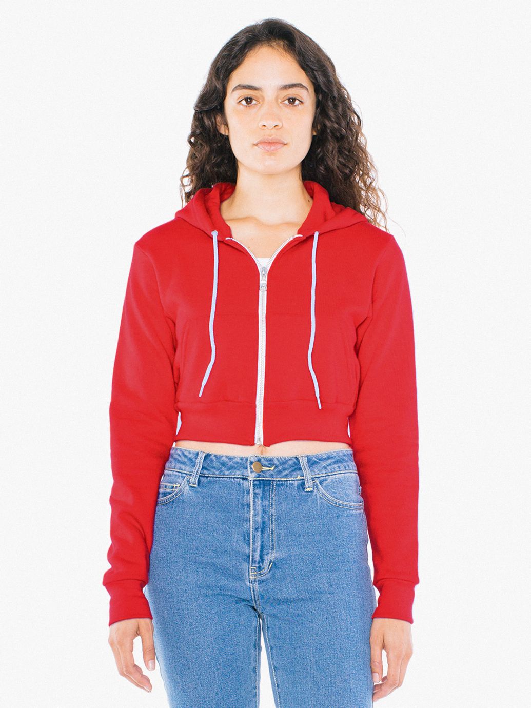 cropped zip hoodie and jogger set