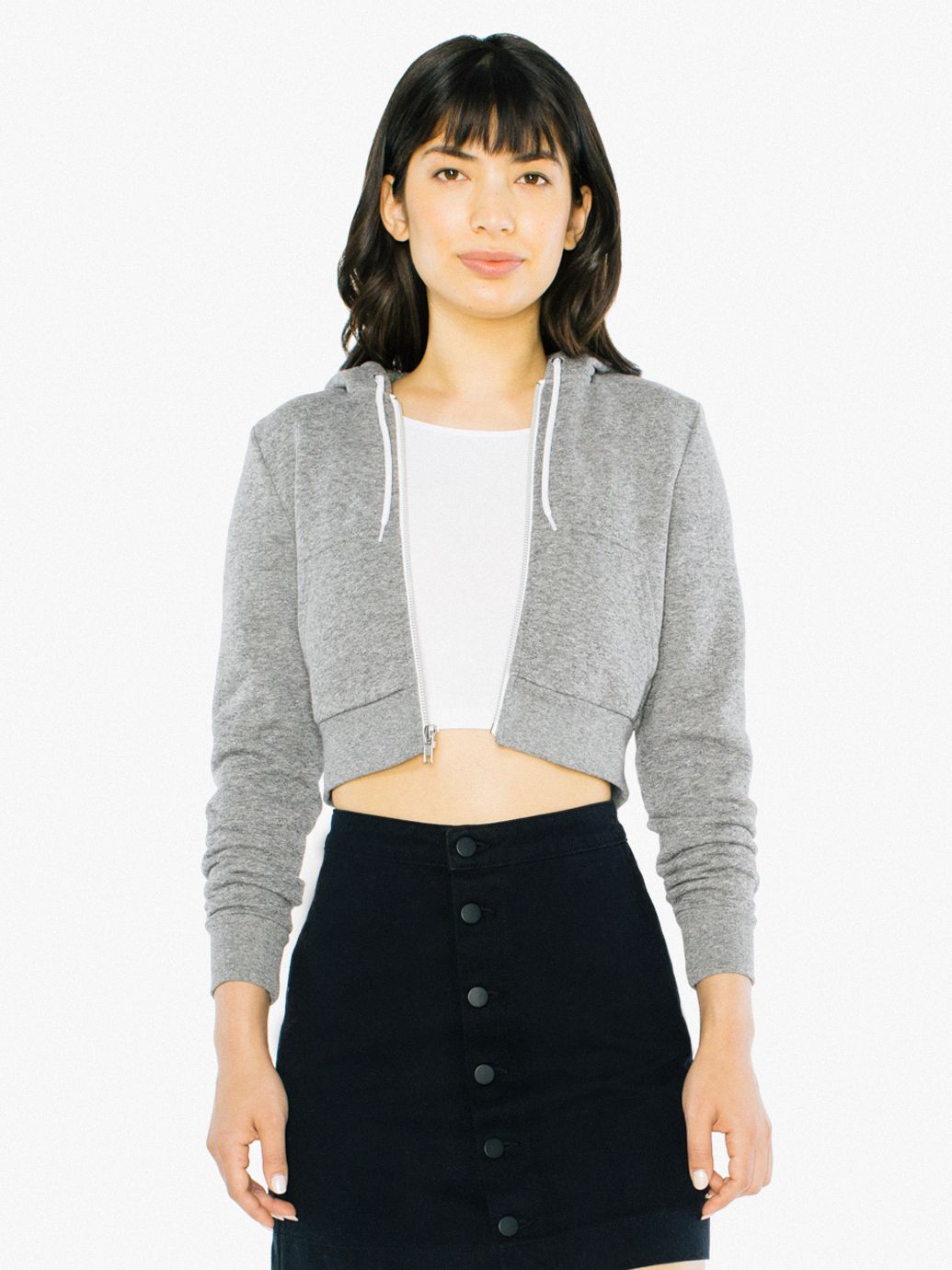 american apparel cropped sweatshirt