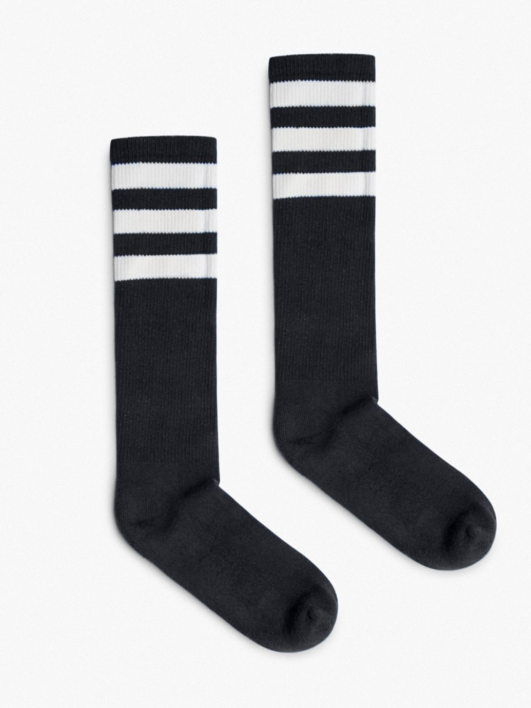 Stripe CalfHigh Sock American Apparel
