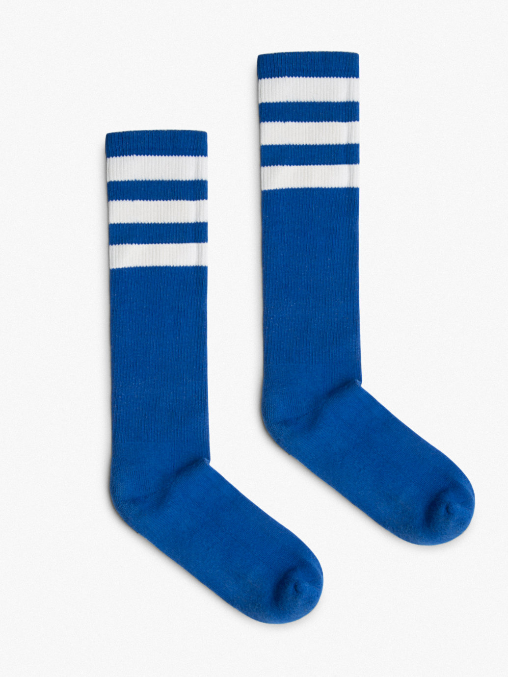Stripe Calf-High Sock | American Apparel