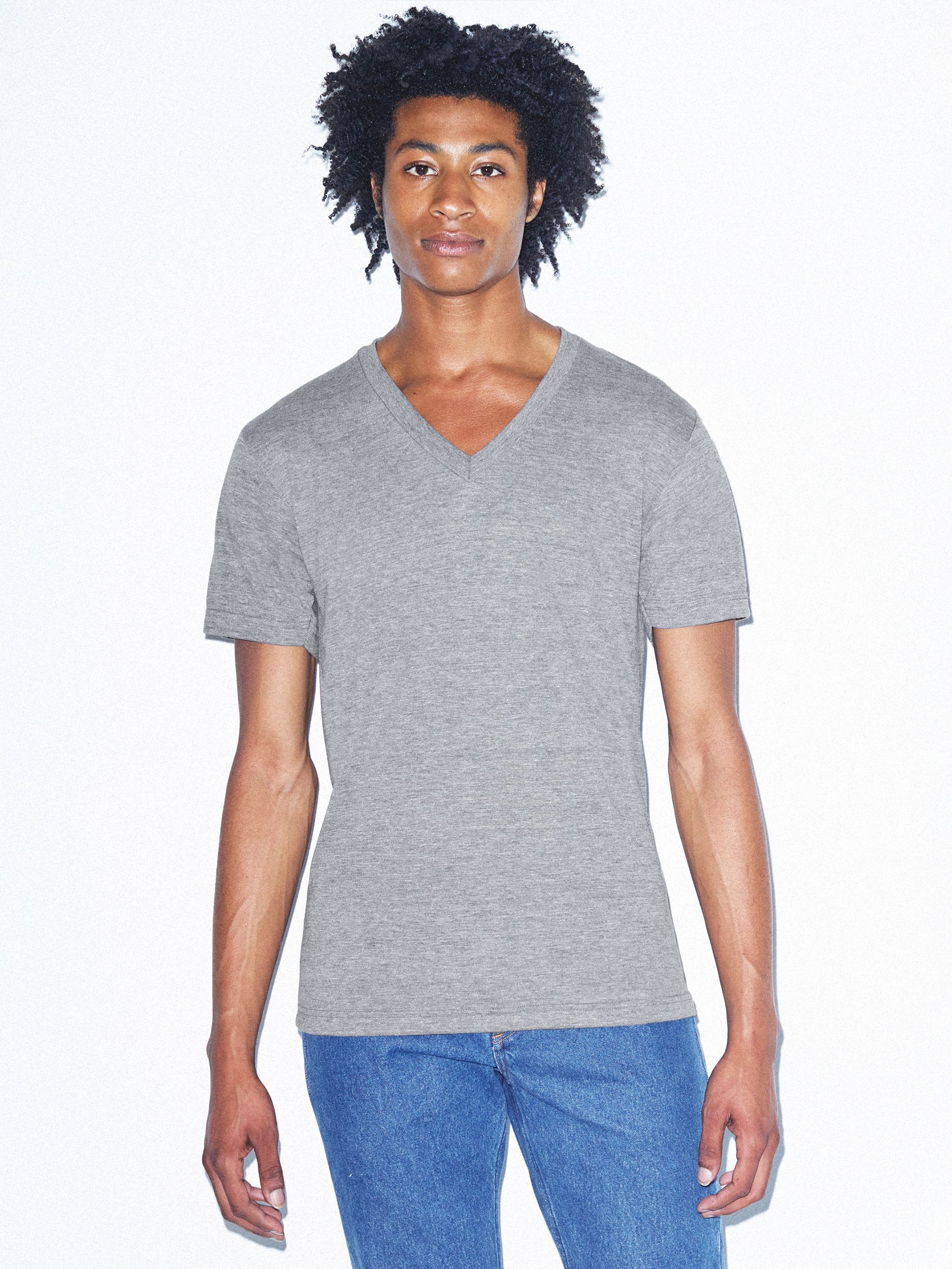 Tri-Blend V-Neck T-Shirt | American Apparel
