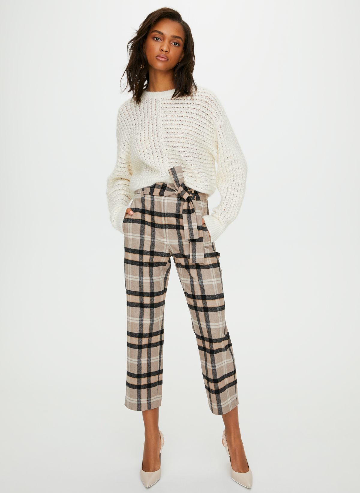 Wilfred NEW TIE-FRONT WOOL PANT | Aritzia CA