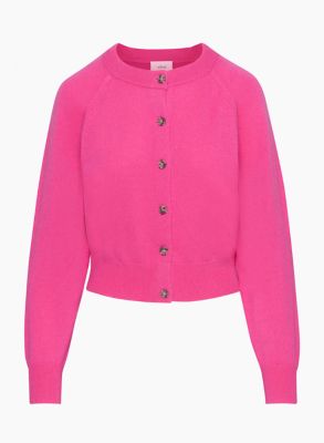 Cashmere in Love Kids Alta cashmere-silk cardigan - Pink