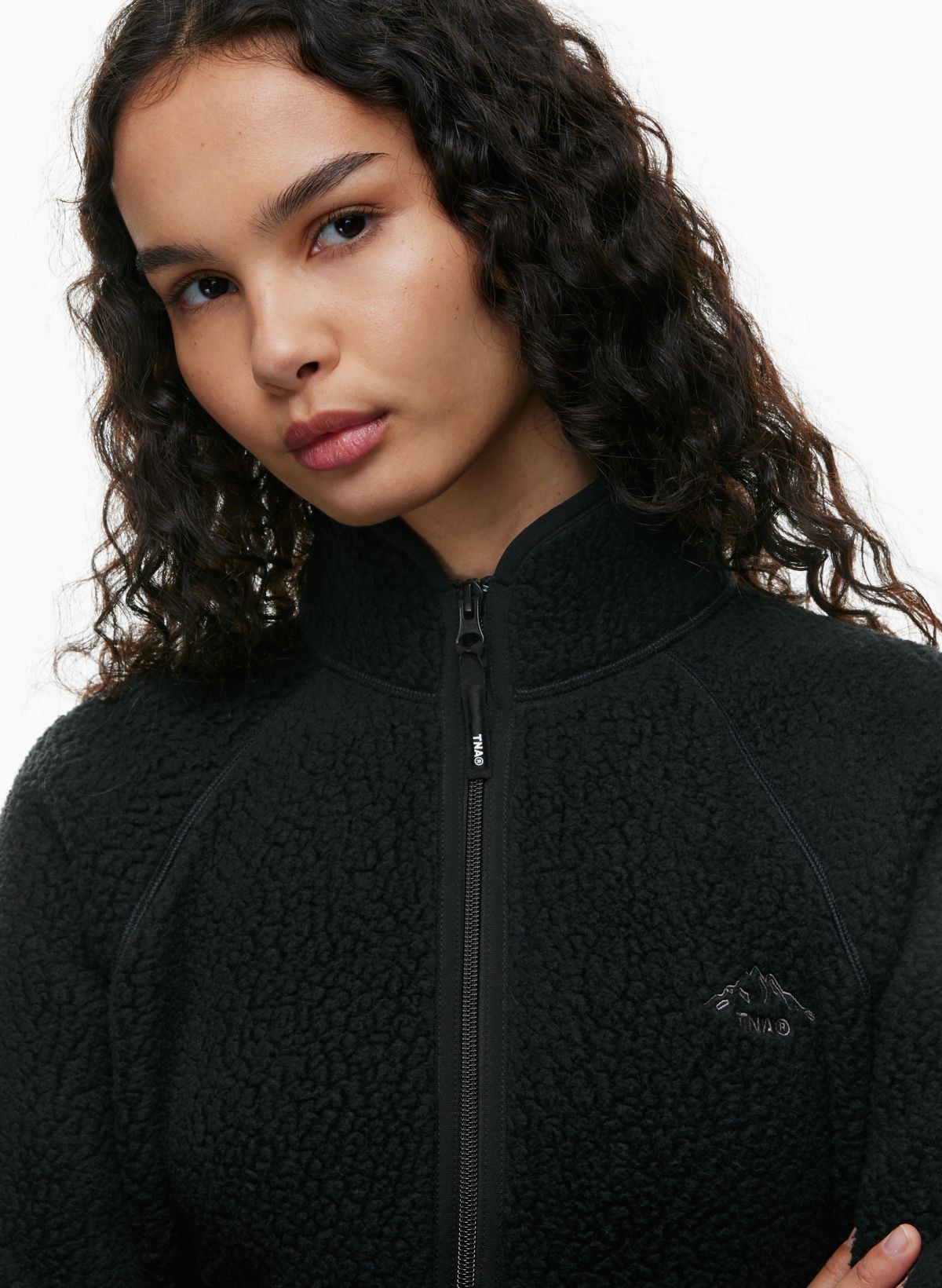 Tna POLARTEC® THERMAL PRO® MOCNECK ZIP-UP | Aritzia CA