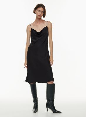 cowl neck dress