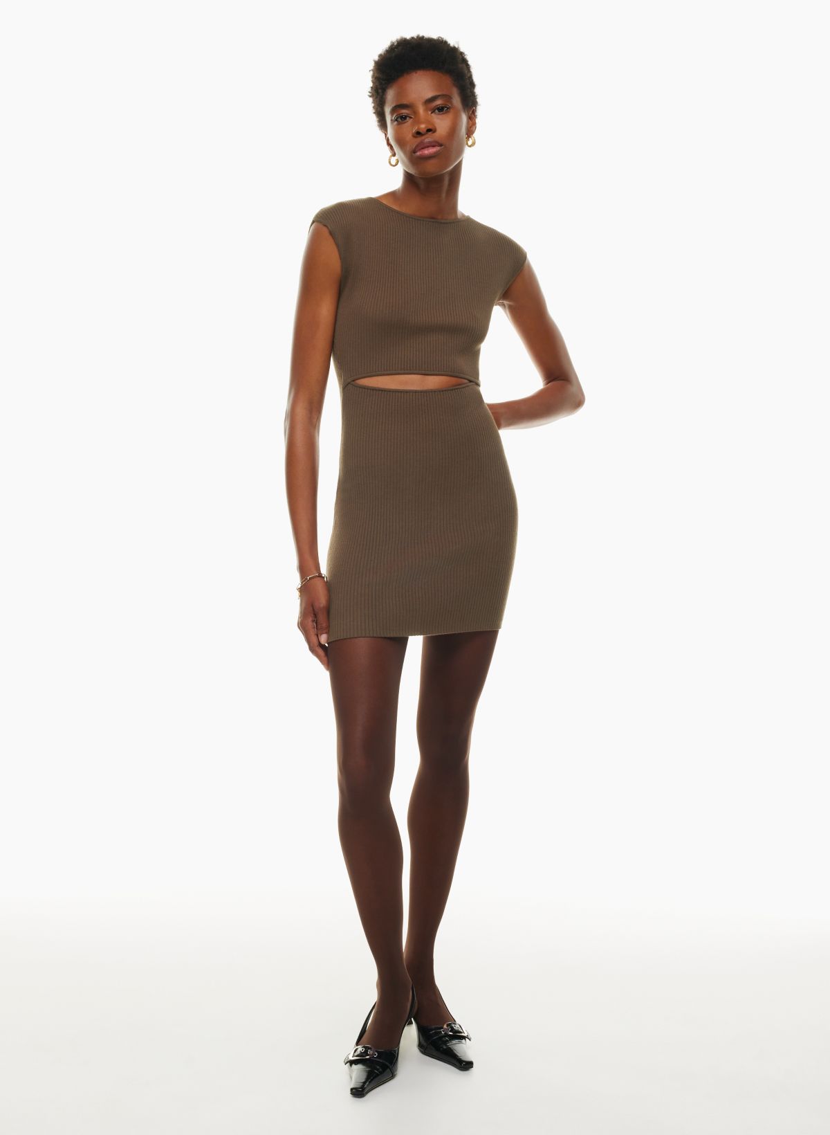 Wilfred CUTOUT KNIT MINI DRESS | Aritzia US