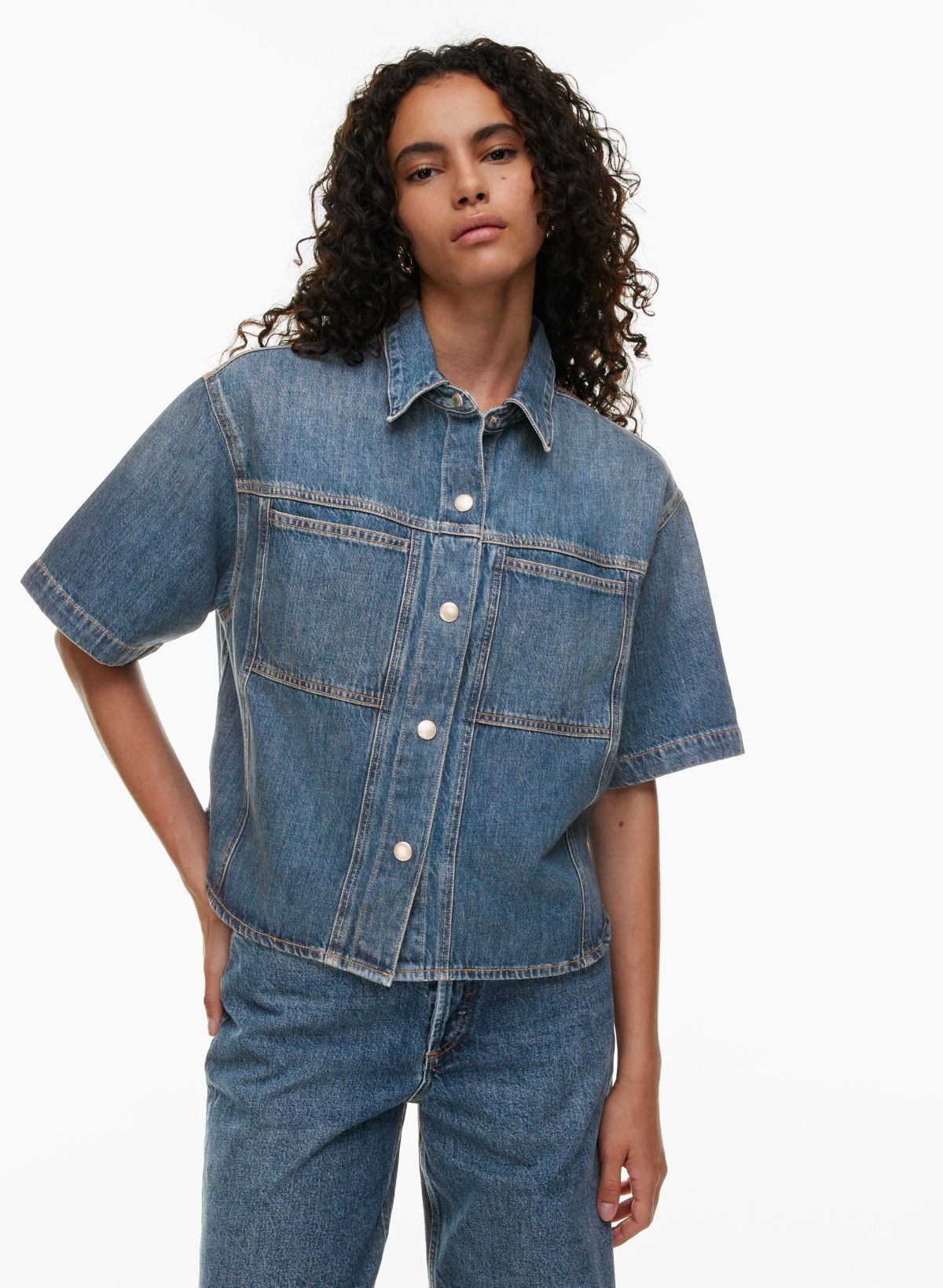 AGOLDE REED PANELED SHIRT | Aritzia CA