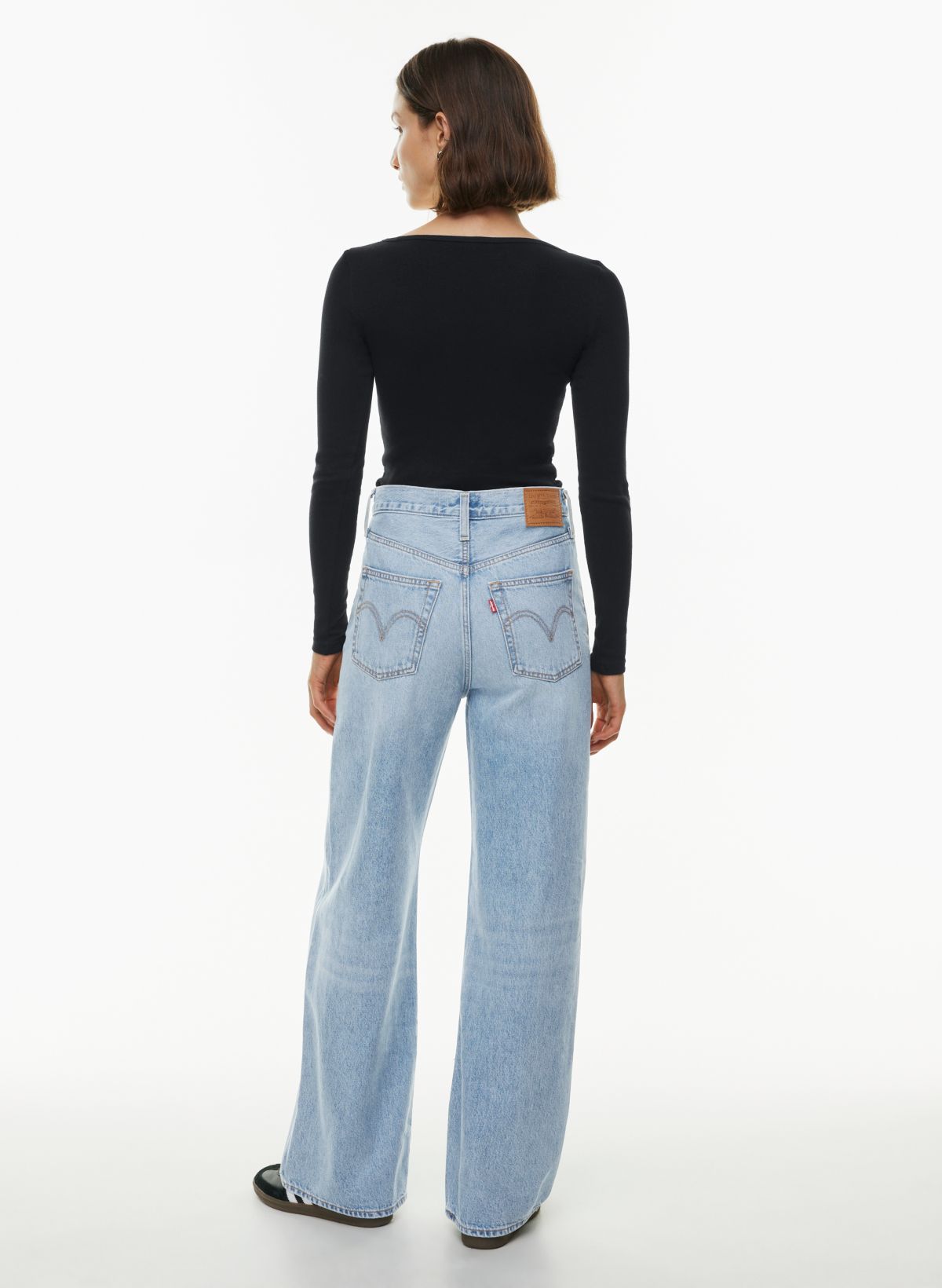 RIBCAGE WIDE LEG JEAN