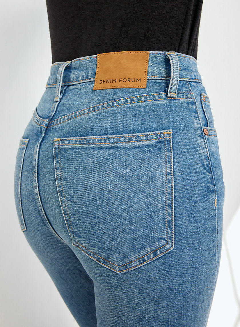 Denim Forum THE YOKO HIGH RISE SLIM 28L | Aritzia US