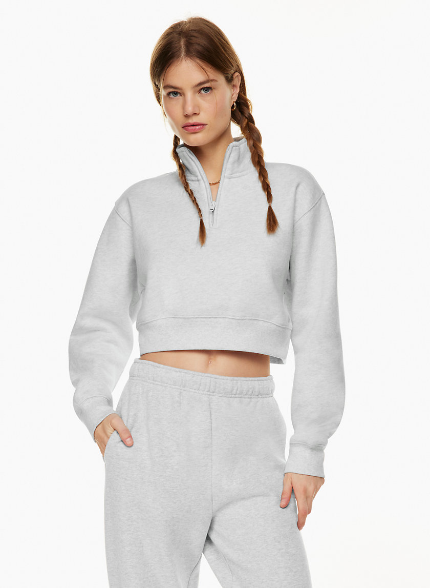 Tna COZY FLEECE PERFECT CROPPED SWEATSHIRT | Aritzia US