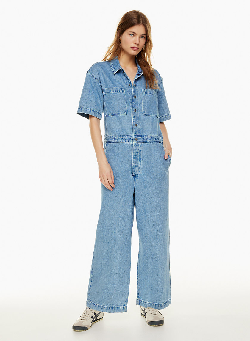 Levis Short Sleeve Denim Boiler Suit Aritzia Ca 2759