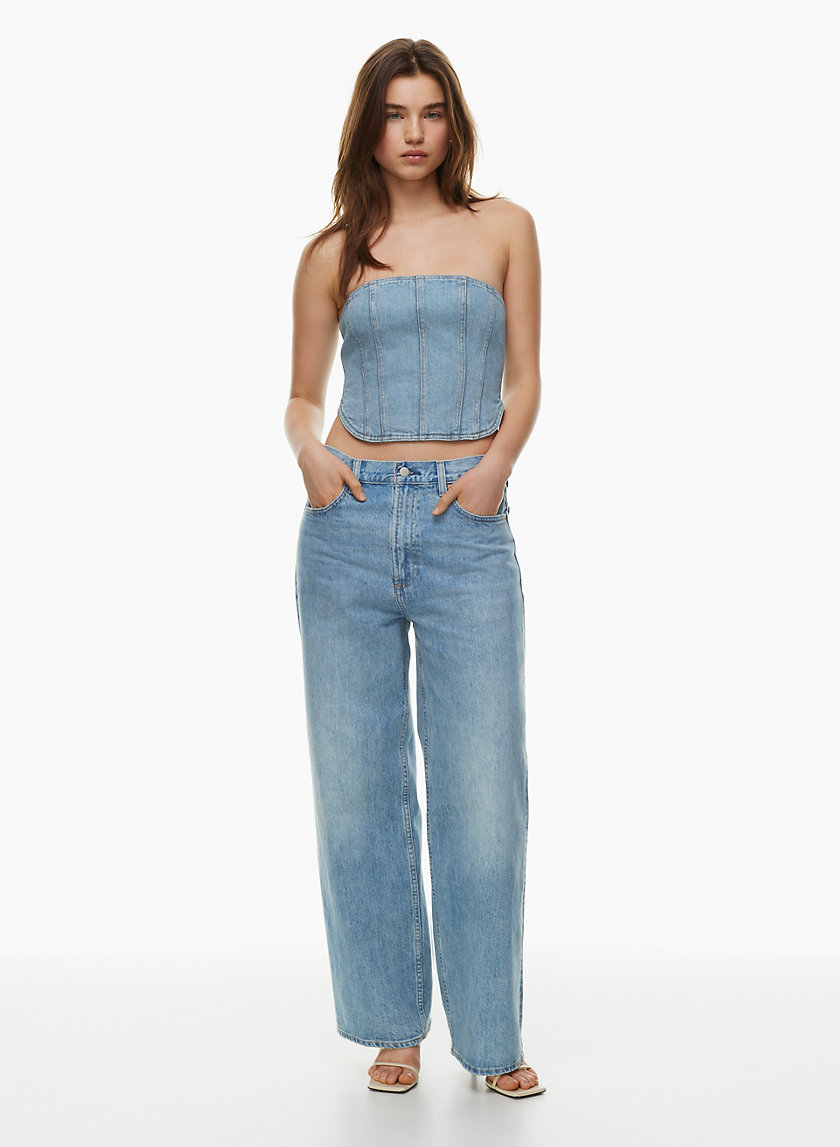 THE '90S LO-RISE BAGGY WIDE JEAN