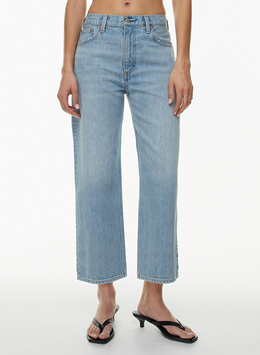 Denim Forum THE '90S IGGY LO-RISE CROPPED JEAN | Aritzia INTL