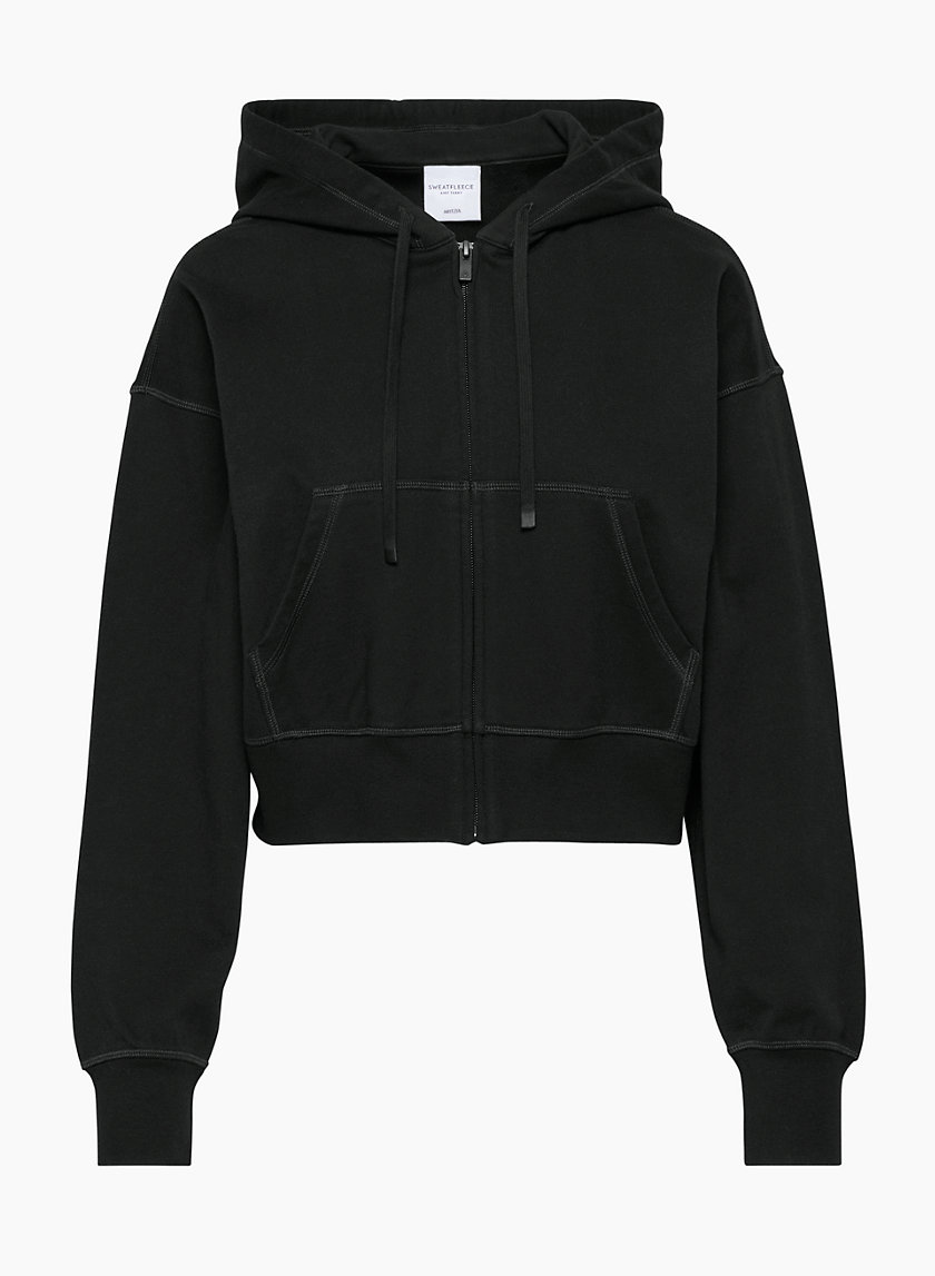 Sweatfleece AIRY TERRY BOYFRIEND BOXY ZIP HOODIE | Aritzia US