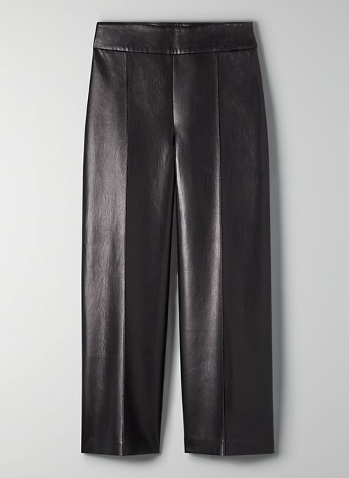 GONDOLA PANT - High-waisted, vegan leather culottes