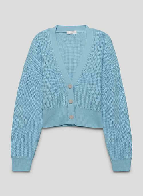 CANBERRA CARDIGAN - Merino wool V-neck cardigan