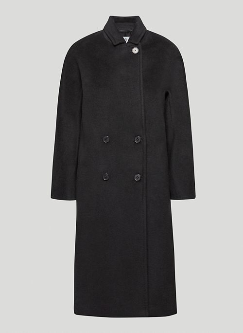 THE SLOUCH™ - Short, oversized double-breasted wool coat