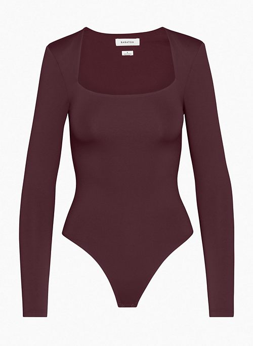 SASSEN CONTOUR BODYSUIT - Shoulder pad long-sleeve bodysuit