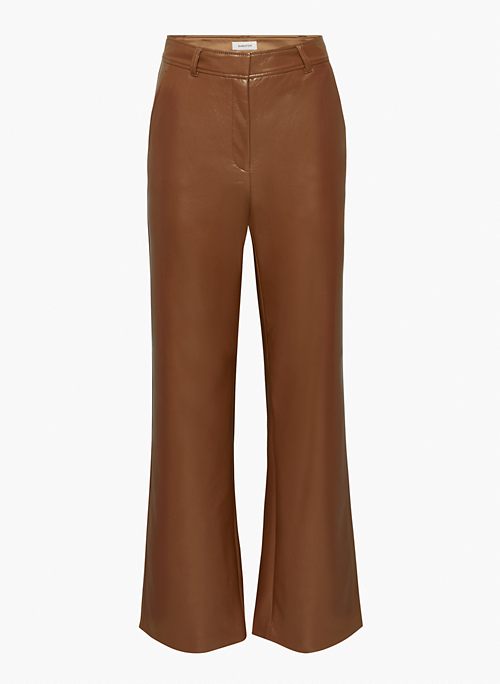 AGENCY PANT - High-waisted Vegan Leather pants