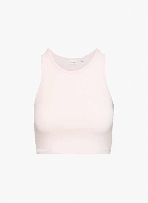 HONOR CROPPED TANK - Cropped velour tank