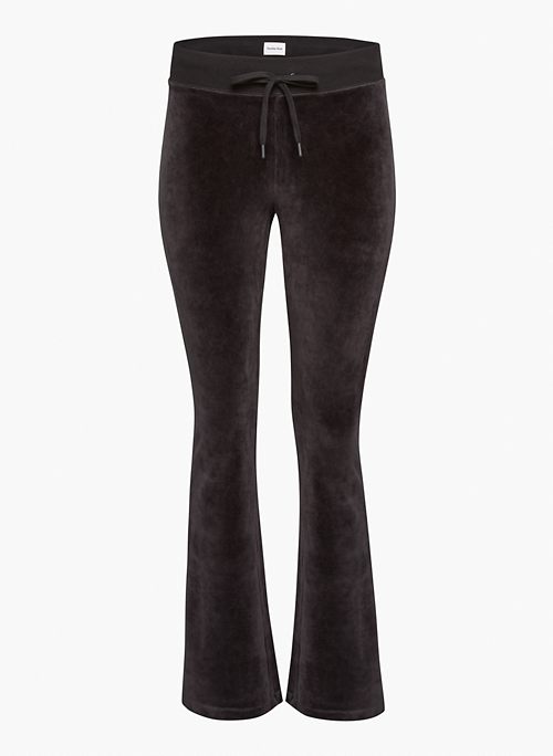 KIERA PANT - Low-rise velour flared pants