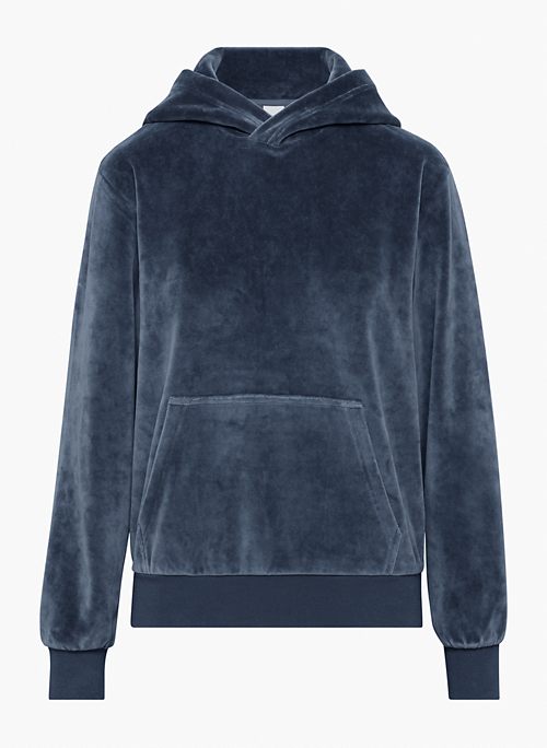 VELOUR HOODIE - Velour pullover hoodie