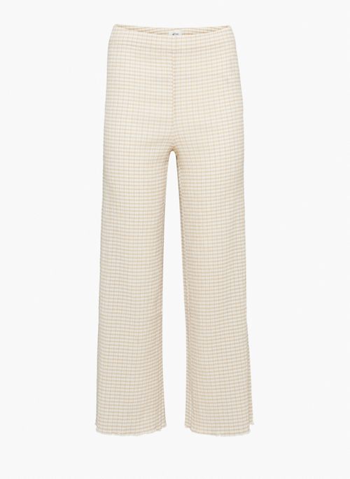 VERONA PANT - Wide-leg seersucker pants