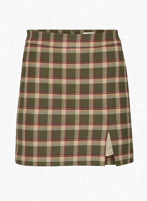 PATIO MINI SKIRT - High-waisted mini skirt