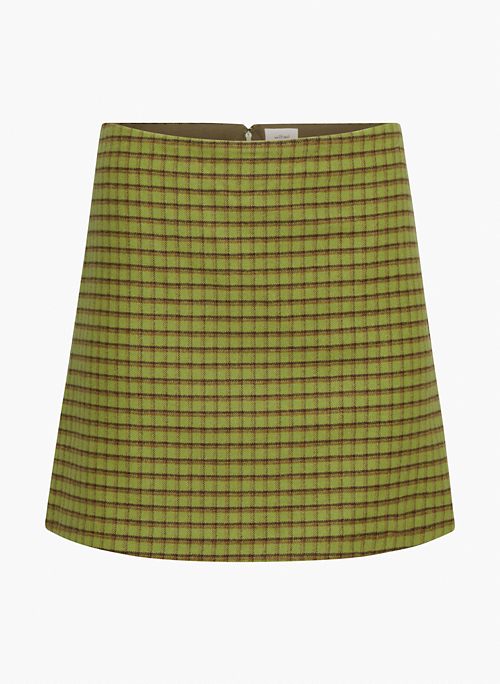 CLASSIC MINI SKIRT - Wool and cashmere mini skirt
