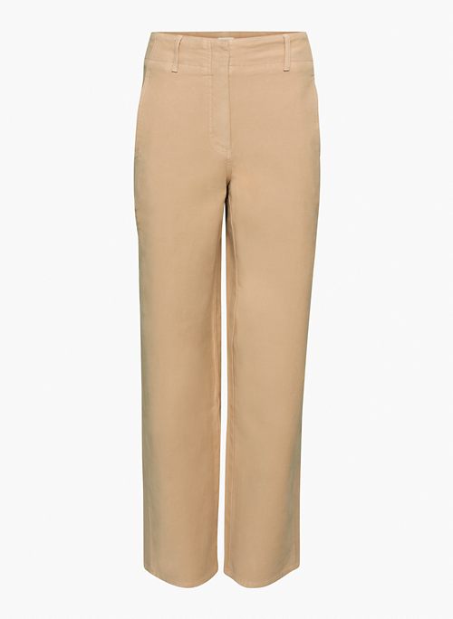ASCENDANT PANT - High-waisted cotton sateen utility pants