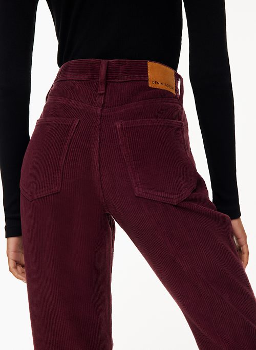 THE '90S JONI HIGH RISE LOOSE 30L - High-waisted loose corduroy jeans