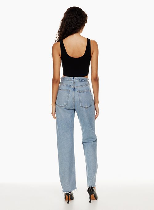 '90S PINCH WAIST JEAN - High-waisted straight jeans