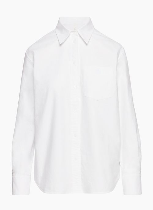 ESSENTIAL RELAXED OXFORD SHIRT - Relaxed button-up cotton oxford shirt