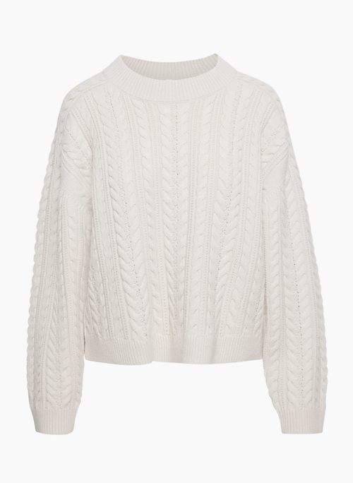 SHORES MERINO WOOL SWEATER - Merino wool crewneck sweater