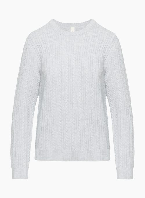 FOG SWEATER - Merino wool cable-knit sweater