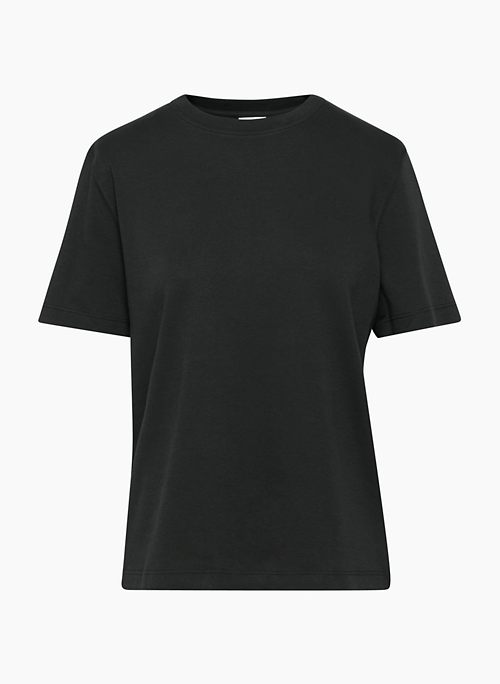 T-SHIRT OVERCOME - T-shirt décontracté en coton pima