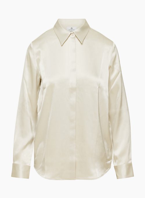 PROSPECT SATIN SHIRT - Satin button-up shirt