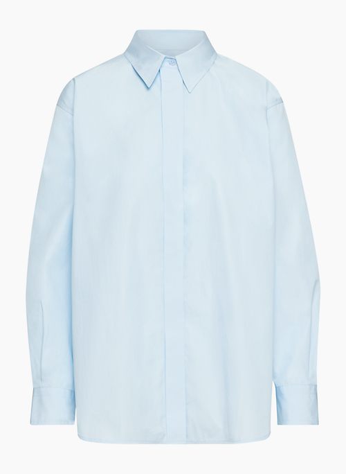 NEW ESSENTIAL OVERSIZED POPLIN SHIRT - Oversized-fit button-up shirt