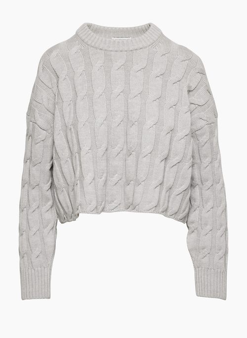 GLORY MERINO WOOL SWEATER - Oversized merino wool crewneck sweater