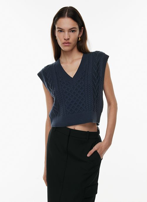 Blue V Neck Sweaters for Women | Aritzia CA