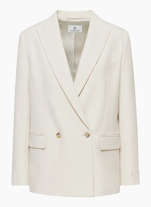 MILLIONS BLAZER - Softly structured double-breasted relaxed blazer
