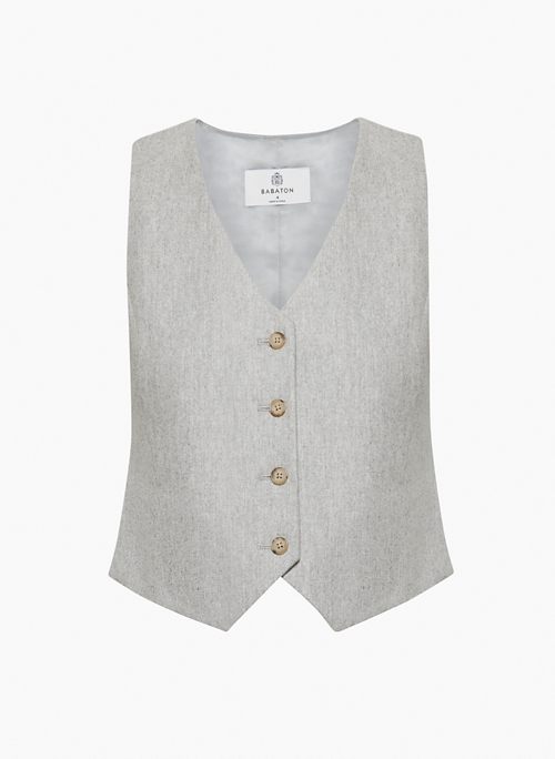 DENIRO VEST - Wool-cashmere suit vest