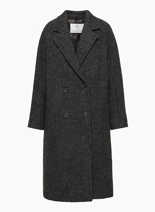 THE SLOUCH™ COAT - Relaxed double-breasted boucle wool coat