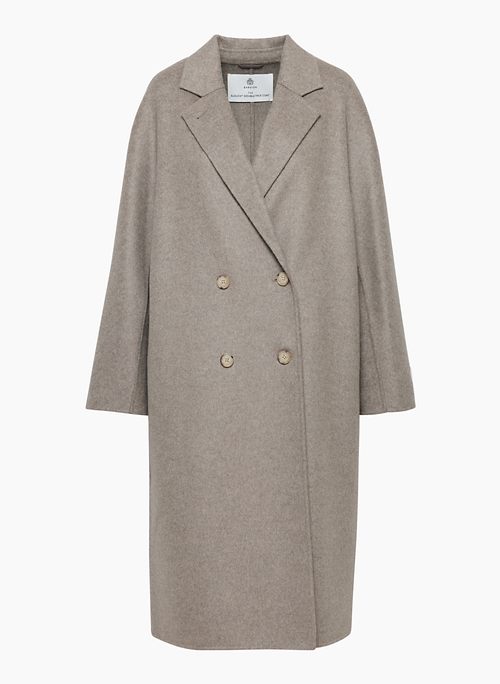 THE SLOUCH™ DOUBLE FACE COAT - Hand-finished double-faced recycled wool coat