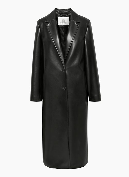 ESTATE COAT - Single-breasted Vegan Leather coat